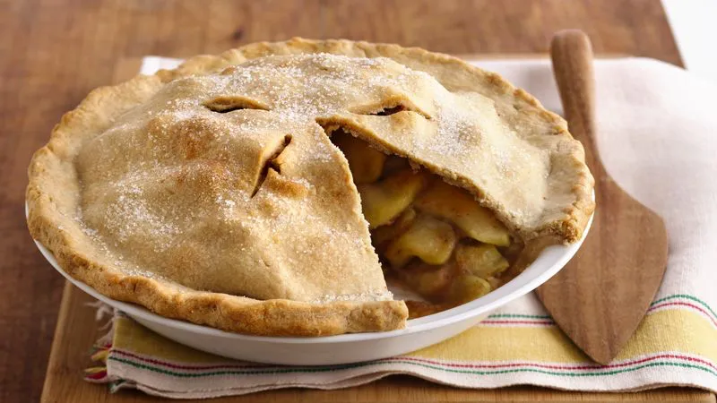 An apple pie