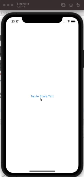 Working correctly UIActivityViewController in SwiftUI